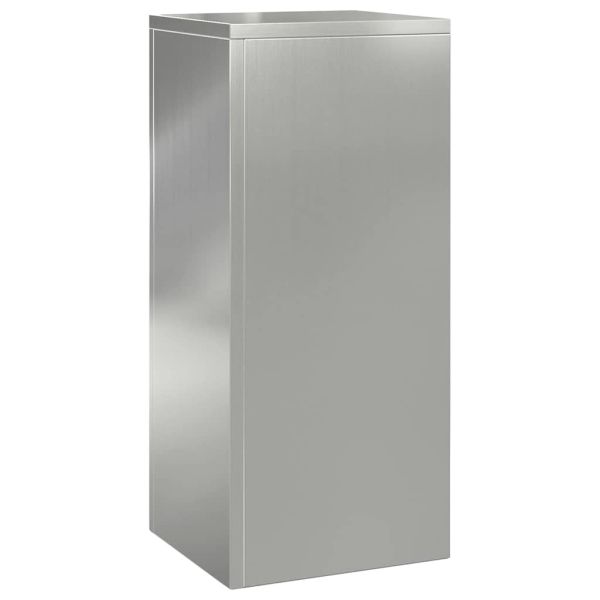 Стойка за растения 2 pcs Сребрист 24 x 24 x 55 см