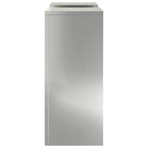 Стойка за растения 2 pcs Сребрист 24 x 24 x 55 см