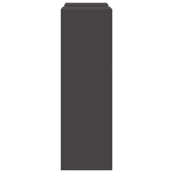 Стойка за растения 2 pcs Черно 24 x 24 x 75 см Стомана