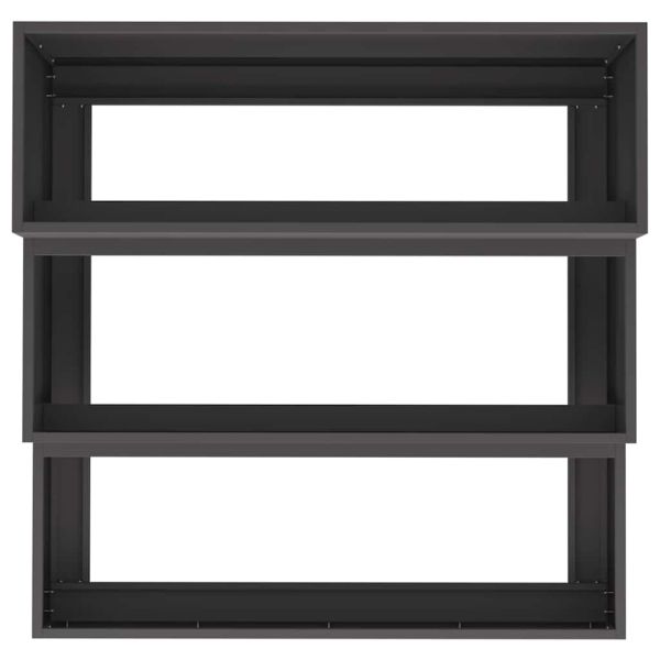 Градинска саксия Черно 90 x 90 x 35 см