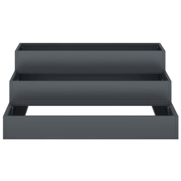 Градинска саксия Антрацит 90 x 90 x 35 см