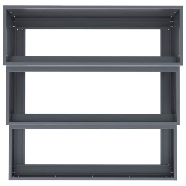 Градинска саксия Антрацит 90 x 90 x 35 см