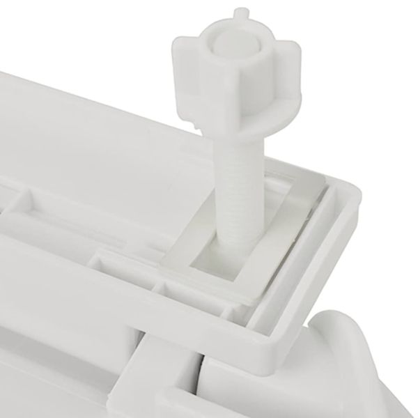 Тоалетна седалка с плавно затваряне, бяла, овална