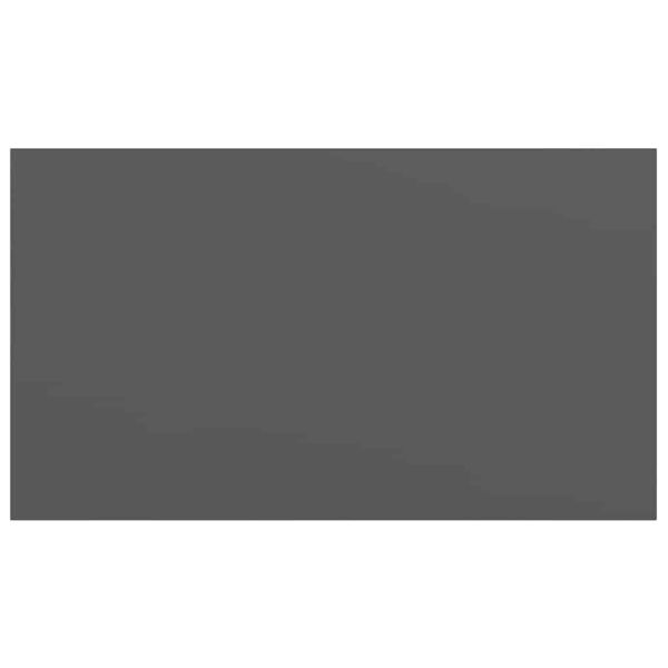 Окачен стенен рафт, сив гланц, 40x23x3,8 см, МДФ