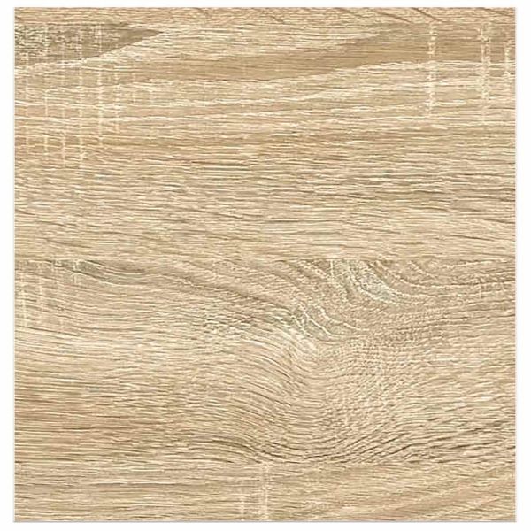 Окачени стенни рафтове, 2 бр, дъб и бял, 23x23,5x3,8 см, МДФ