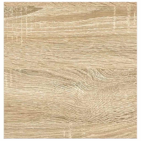 Окачени стенни рафтове, 4 бр, дъб и бял, 23x23,5x3,8 см, МДФ