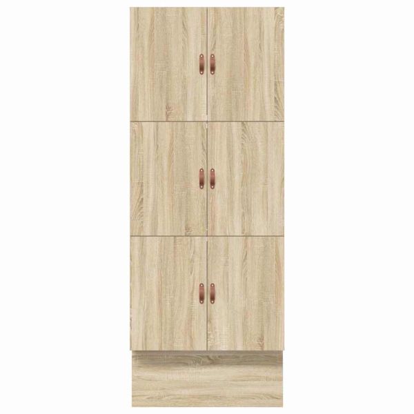 Легло с място за съхранение Сонома дъб 100 cm Инженерно дърво