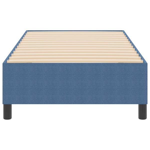 Платформено легло Синьо 80 x 200 cm текстил