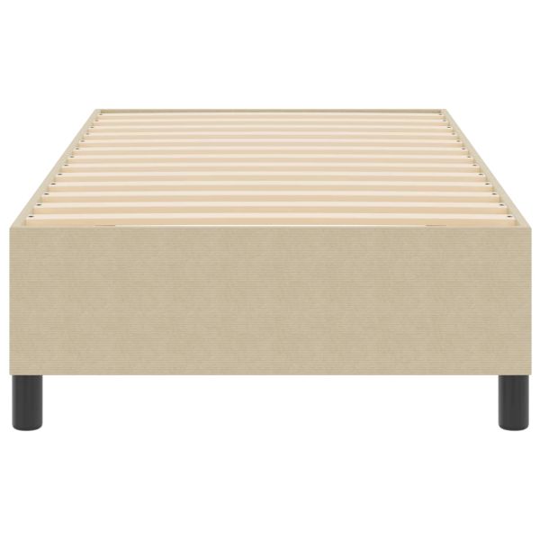 Платформено легло Сивозелен 90 x 190 cm текстил