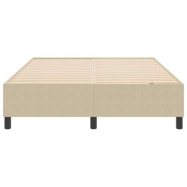 Платформено легло Сивозелен 140 x 200 cm текстил