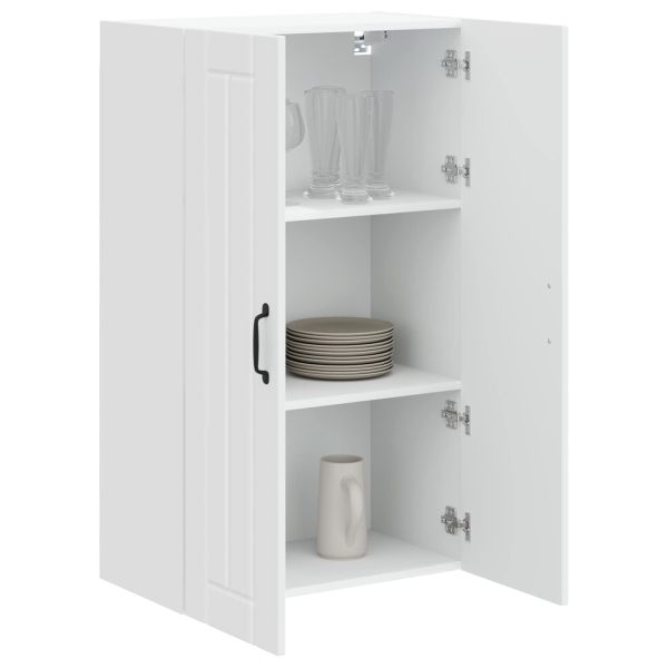 Кухненски шкаф Лъскаво бяло 60 x 31 x 100 см Инженерно дърво