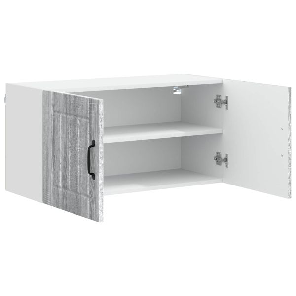 Кухненски шкаф Сив Сонома 80 x 31 x 40 см Инженерно дърво