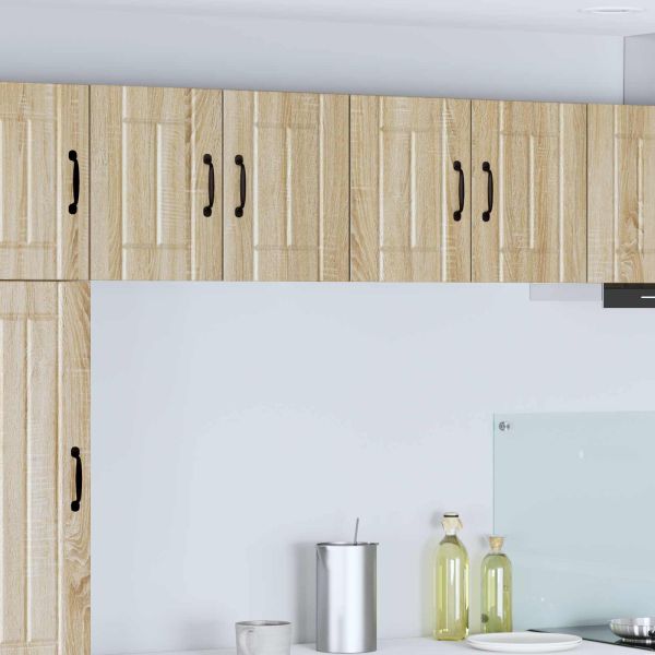 Кухненски стени шкафове 2 pcs Сонома дъб 60 x 31 x 40 см