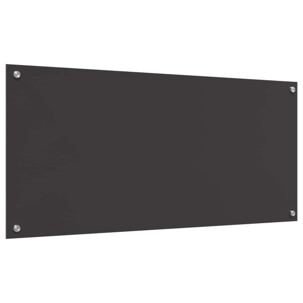 Кухненски заден панел Тъмносив 110 x 50 x 0,6 см