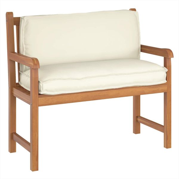 Възглавница за палетна облегалка Крем 120 x 40 x 12 cm