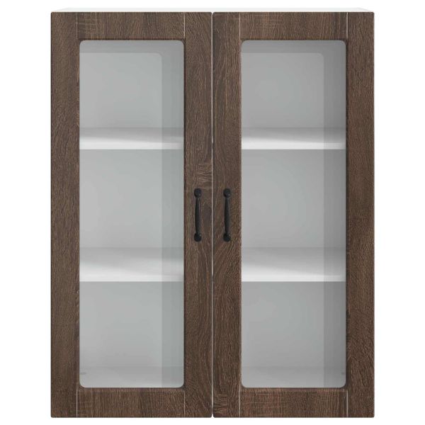 Кухненски шкаф Кафяв дъб 80 x 31 x 100 см Инженерно дърво