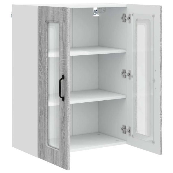 Кухненски шкаф Сив Сонома 60 x 31 x 80 см Инженерно дърво