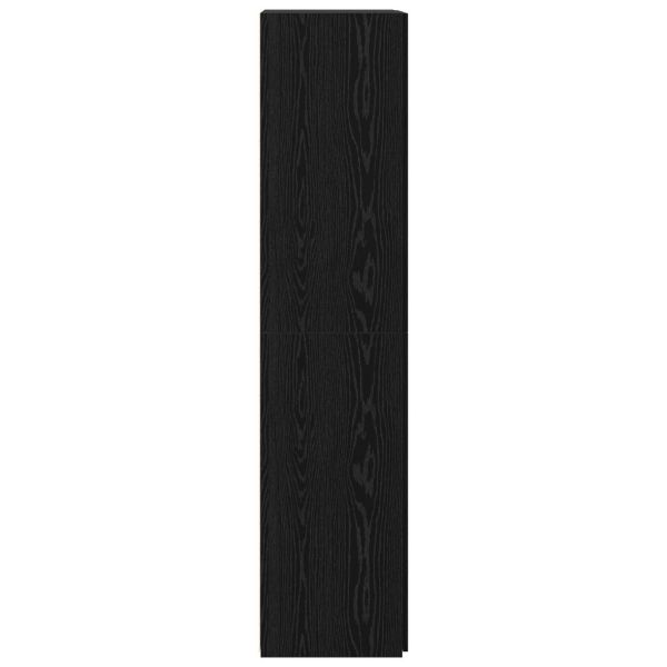 Висок шкаф Черен дъб 40 х 42.5 х 185 см Инженерно дърво