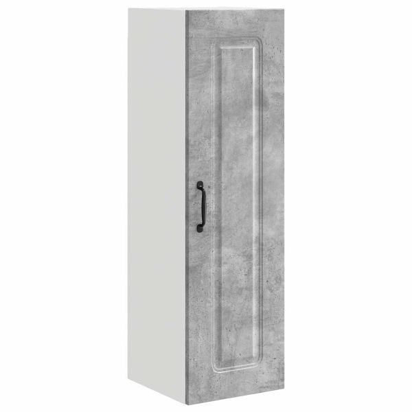 Кухненски шкаф Циментено сиво 30 x 31 x 100 см Инженерно дърво