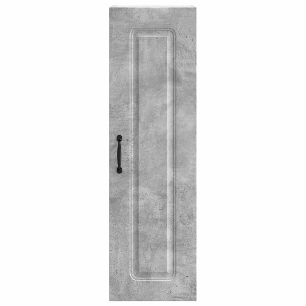 Кухненски шкаф Циментено сиво 30 x 31 x 100 см Инженерно дърво