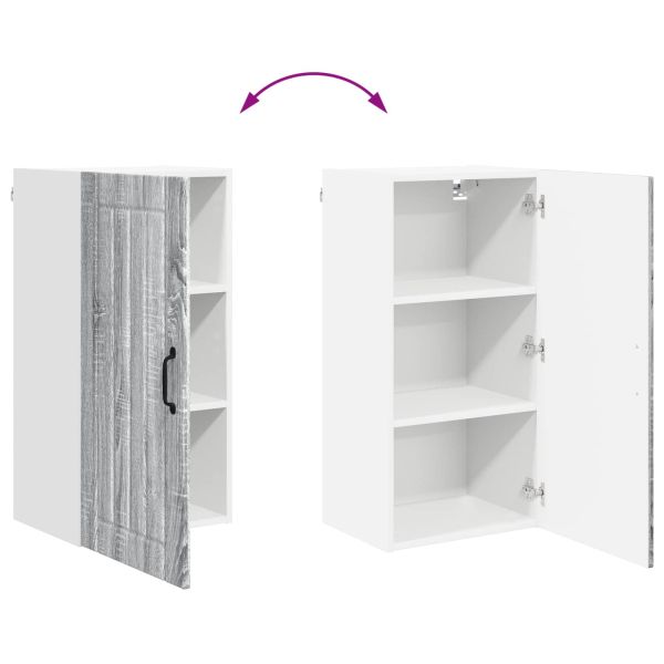 Кухненски шкаф Сив Сонома 40 x 31 x 80 см Инженерно дърво