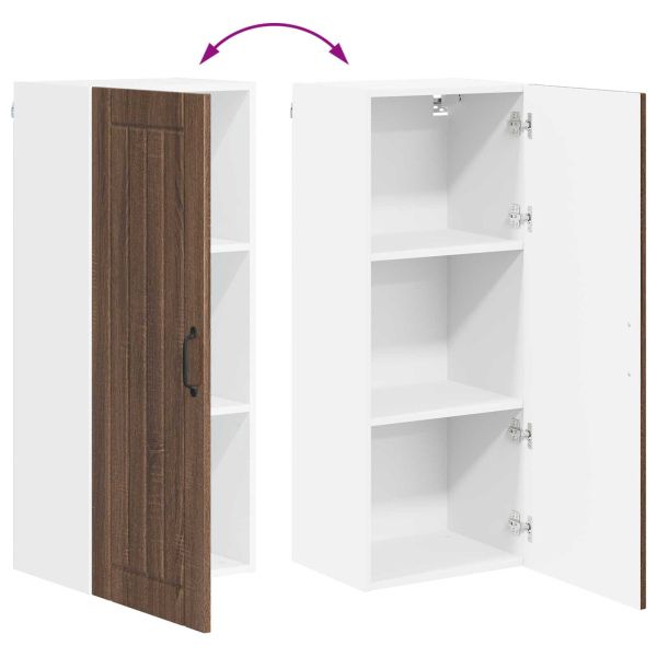 Кухненски шкаф Кафяв дъб 40 x 31 x 100 см Инженерно дърво