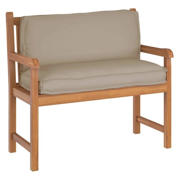 Възглавница за палетна облегалка Таупе 120 x 40 x 12 cm