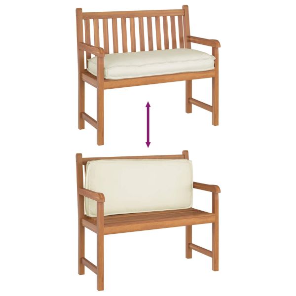 Възглавница за палетна седалка / облегалка Крем 120 x 50 x 12 см