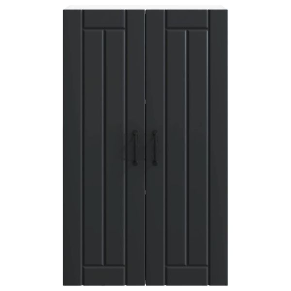 Кухненски шкаф Черно 60 x 31 x 100 см Инженерно дърво