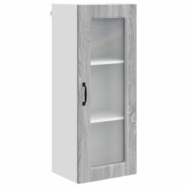 Кухненски шкаф Сив Сонома 40 x 31 x 100 см Инженерно дърво