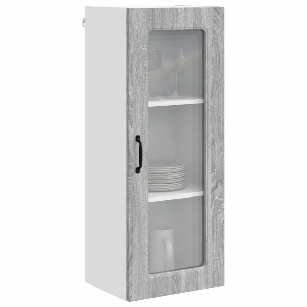 Кухненски шкаф Сив Сонома 40 x 31 x 100 см Инженерно дърво