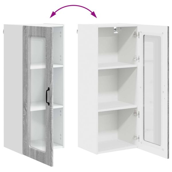 Кухненски шкаф Сив Сонома 40 x 31 x 100 см Инженерно дърво