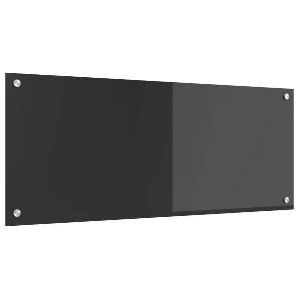Кухненски заден панел Тъмносив 100 x 40 x 0,6 см