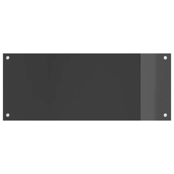 Кухненски заден панел Тъмносив 100 x 40 x 0,6 см