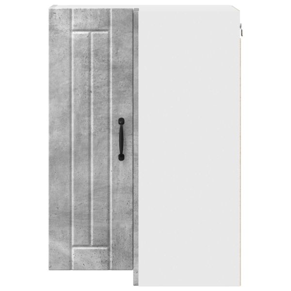 Кухненски шкаф Циментено сиво 57 x 57 x 80 см Инженерно дърво