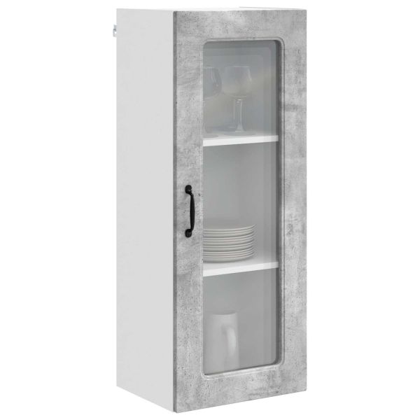 Кухненски шкаф Циментено сиво 40 x 31 x 100 см Инженерно дърво