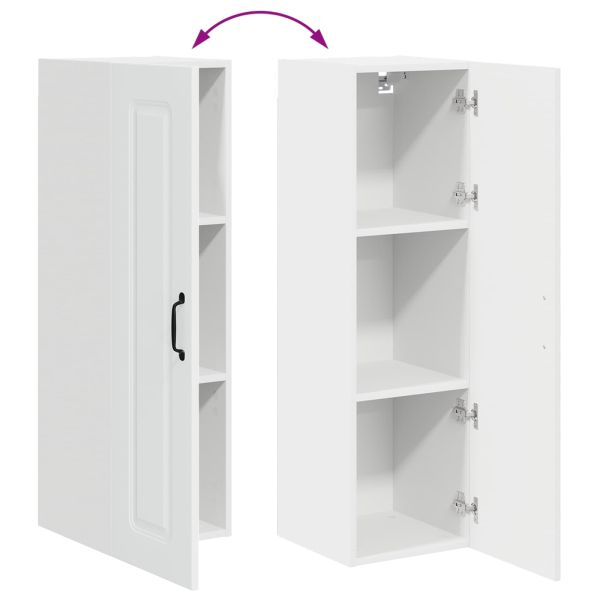 Кухненски шкаф с рафт Бяло 30 x 31 x 100 см Инженерно дърво