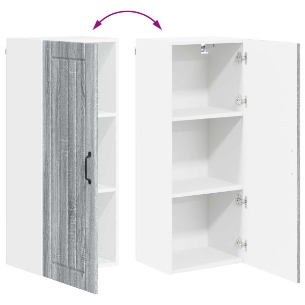 Кухненски шкаф Сив Сонома 40 x 31 x 100 см Инженерно дърво