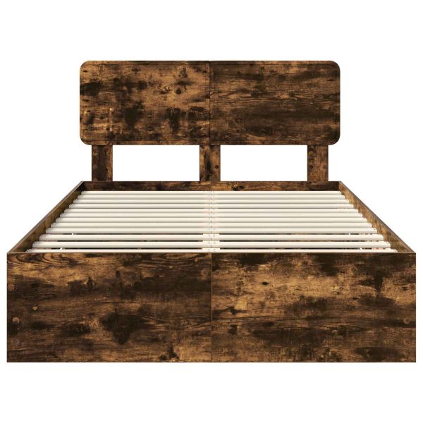 Рамка за легло Димян дъб 120 x 190 cm Инженерна дървесина