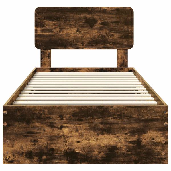 Рамка за легло Димян дъб 90 x 200 cm Инженерна дървесина
