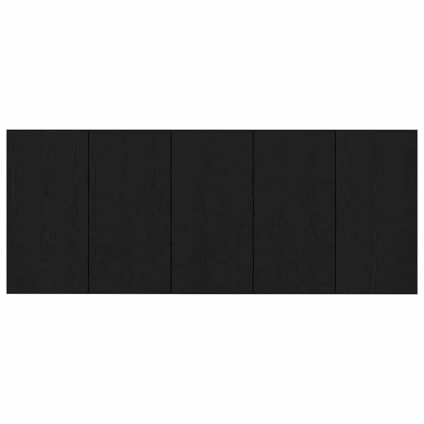 Табла с шкаф с чекмедже с рафт 3 pcs Черния дъб Инженерно дърво