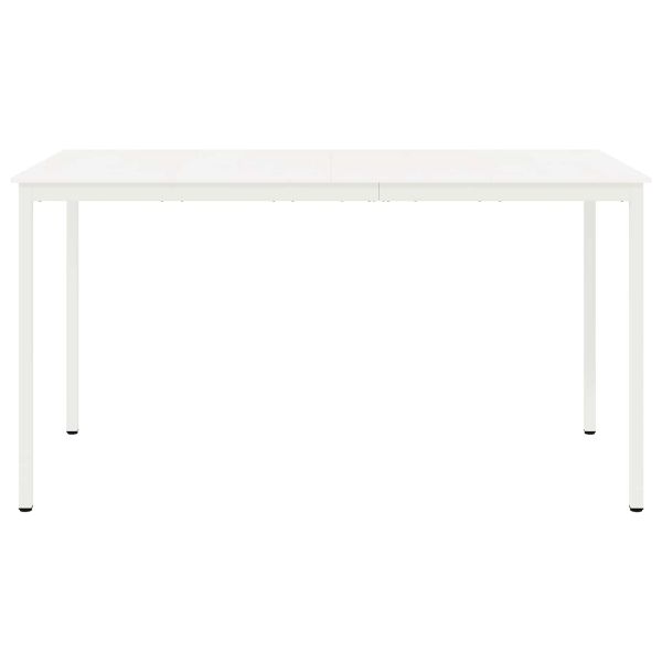 Бар маса Бяло 110 x 55 x 105 см Солидно борово дърво