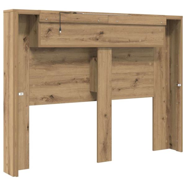 Облегалка за глава Дъб 140 x 17 x 104,5 см Инженерно дърво