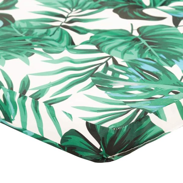 Възглавници за столове 2 pcs Мотив с листа 58 x 77 x 4,5 см