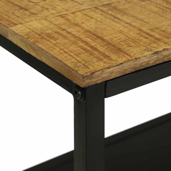 Книжарка Кафяво 70 x 35 x 110 см Масивна дървесина от манго