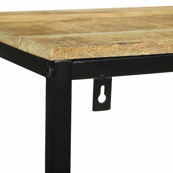 Книжарка Кафяво 70 x 35 x 110 см Масивна дървесина от манго