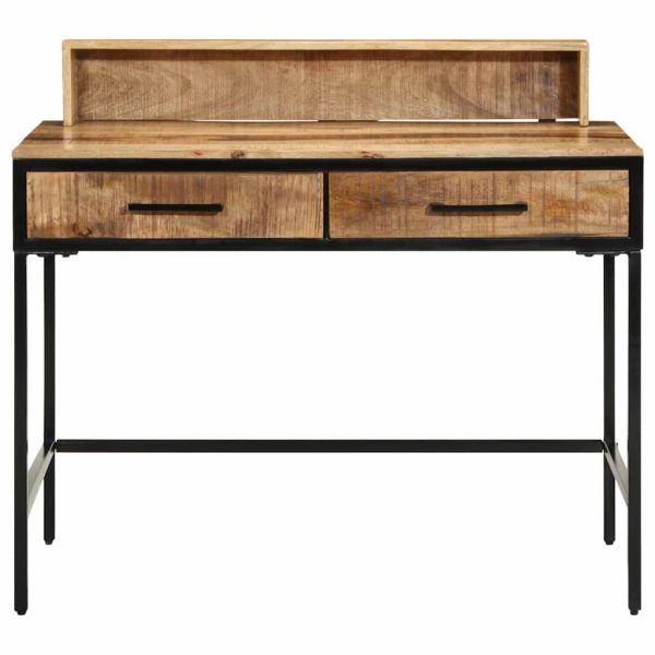 Конзолна маса с чекмедже със съхранение Кафяво 100 х 55 х 75 см