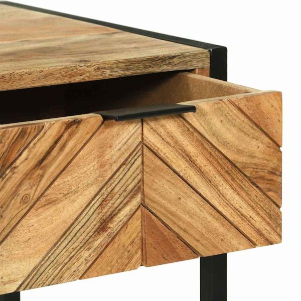 Тоалетка Кафяво 100 x 40 x 120 см Масивна акациева дървесина