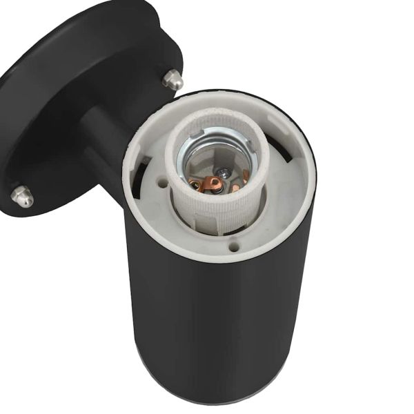 Външна стенна лампа Черно 15 x 7,5 x 33 см