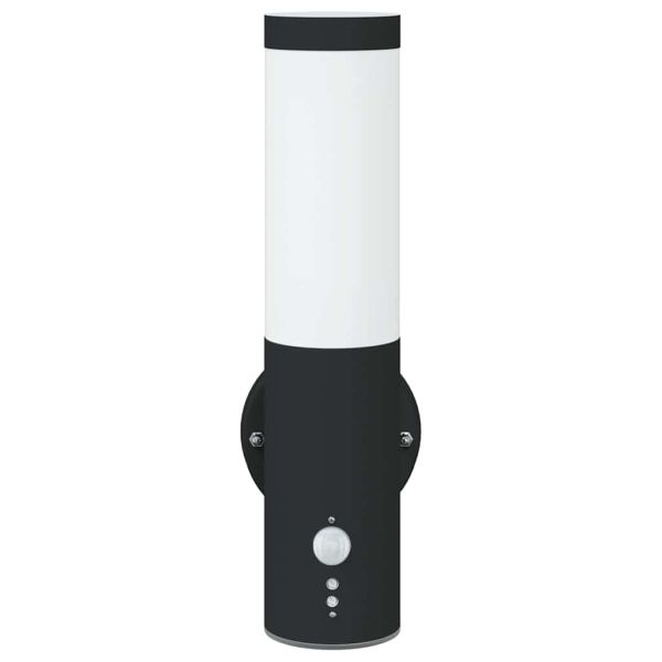 Външна стенна лампа 2 pcs Черно 15 x 7,5 x 33 см